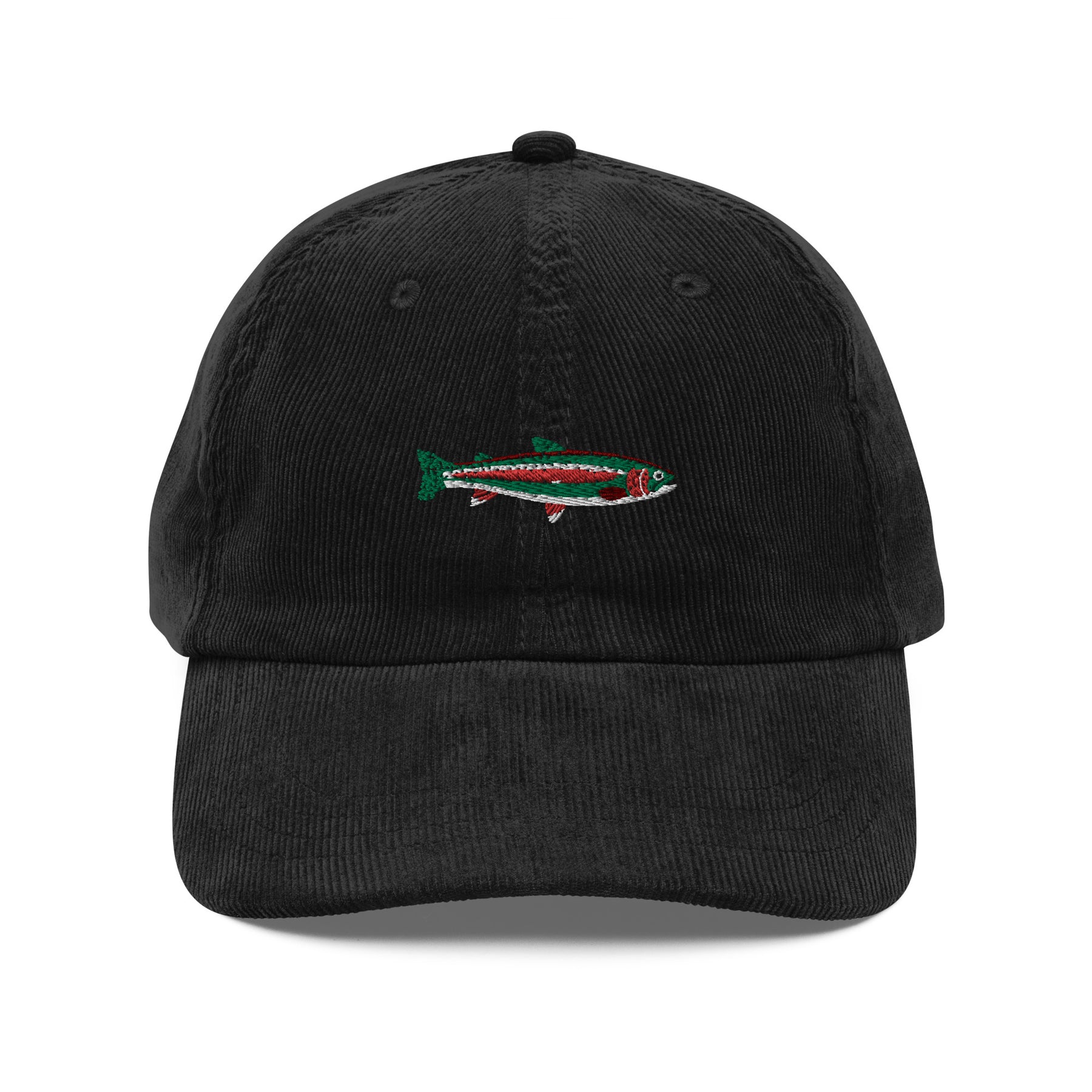 Alaskan Rainbow Embroidered Corduroy Dad Hat