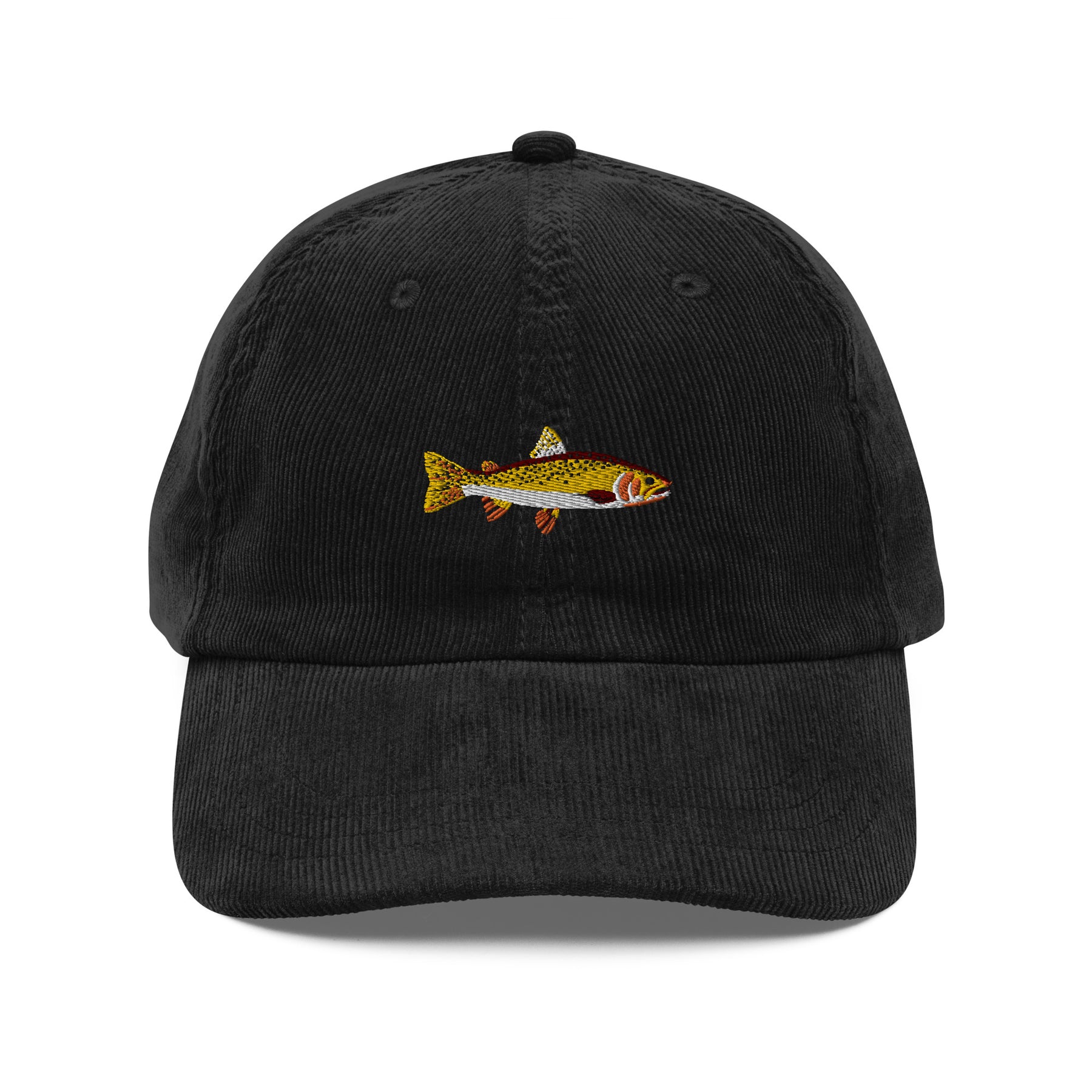Yellowstone Cutthroat Embroidered Corduroy Dad Hat