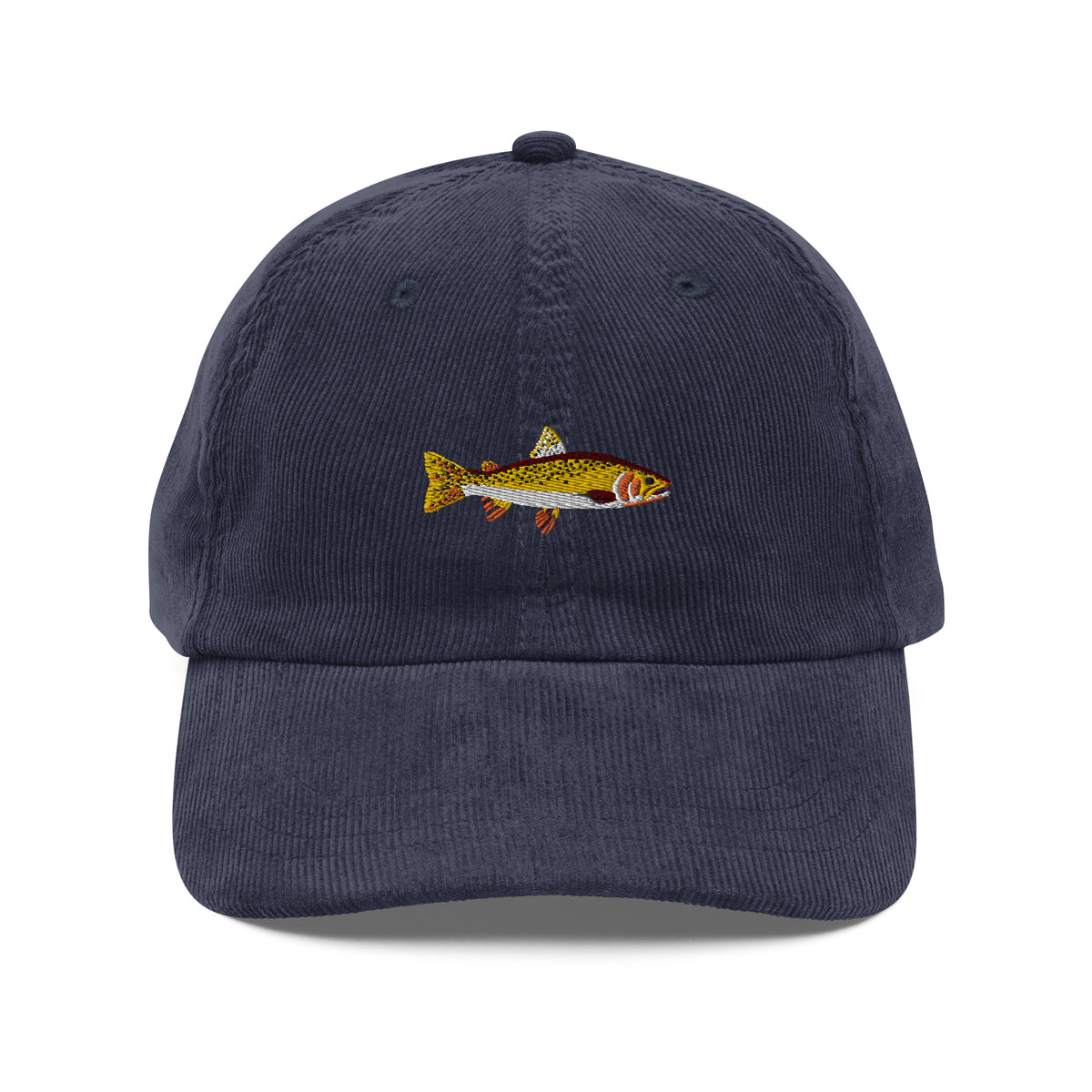 Yellowstone Cutthroat Embroidered Corduroy Dad Hat