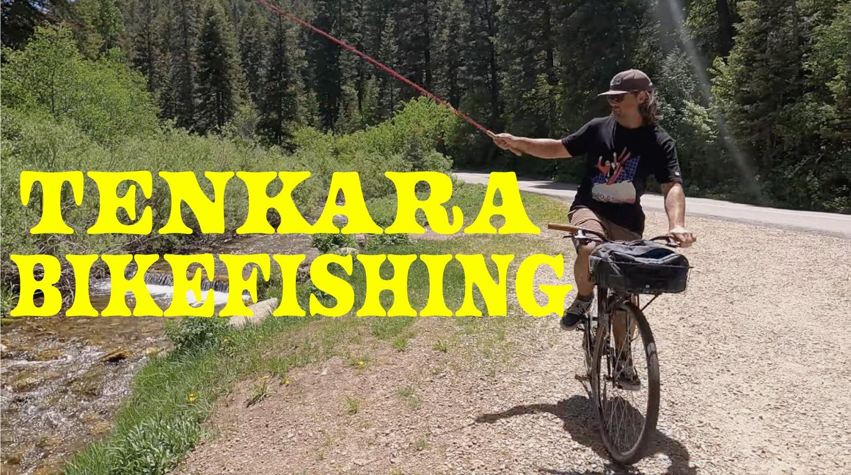 Bikefishing and Catching Native Cutthroat - Tenkara Rod Co.