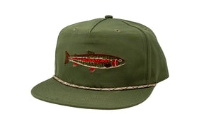 Alaskan Rainbow Native Trout Hat