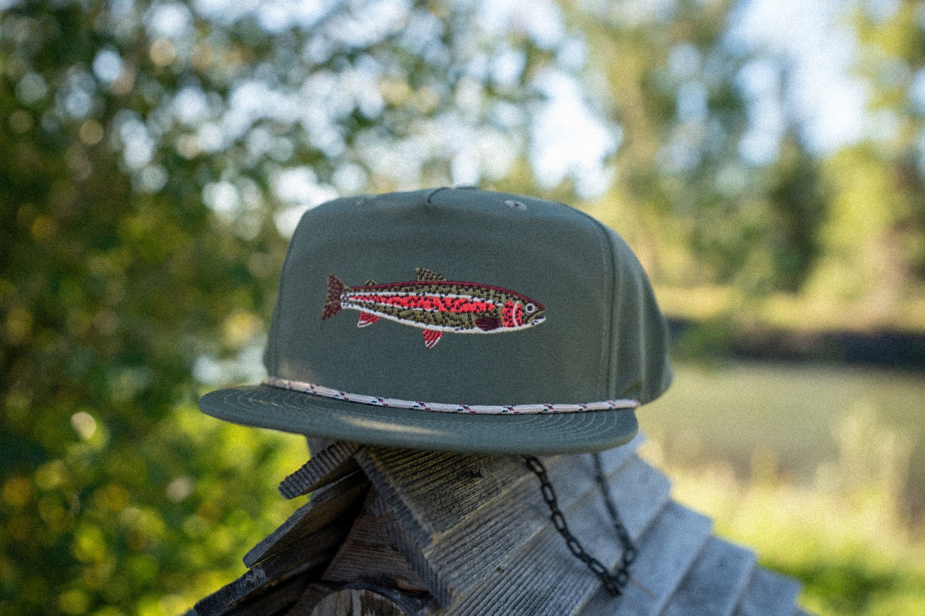 Alaskan Rainbow Native Trout Hat by Trailwaters