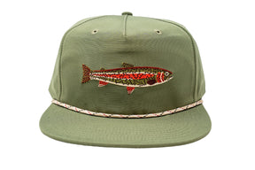 Alaskan Rainbow Native Trout Hat