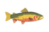 23 Pack of Native Trout Stickers
