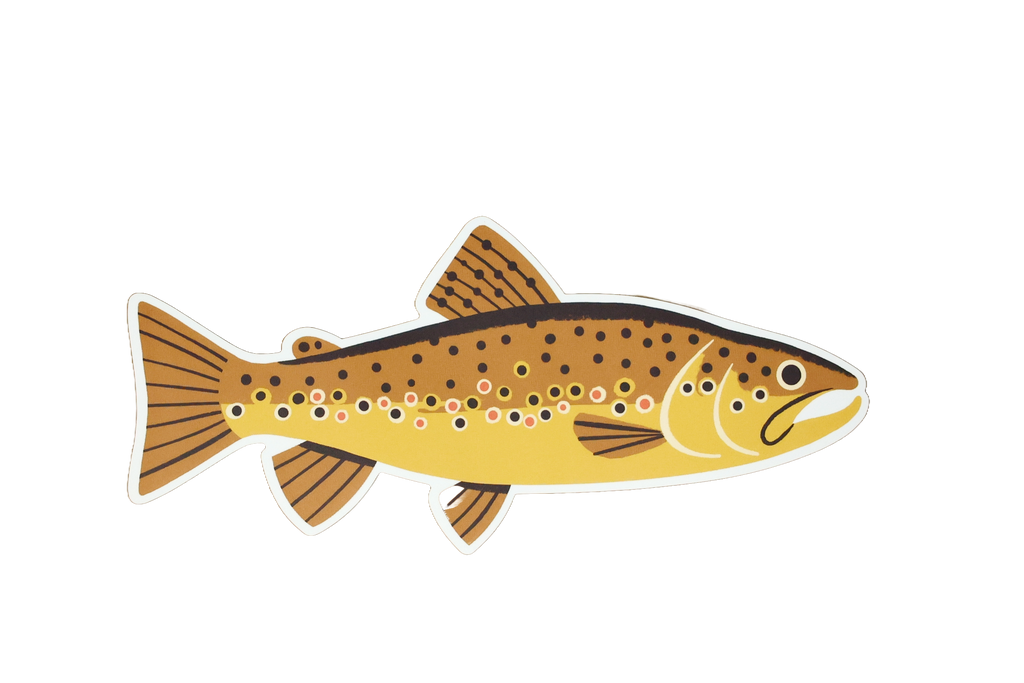 8 Pack Trout Stickers