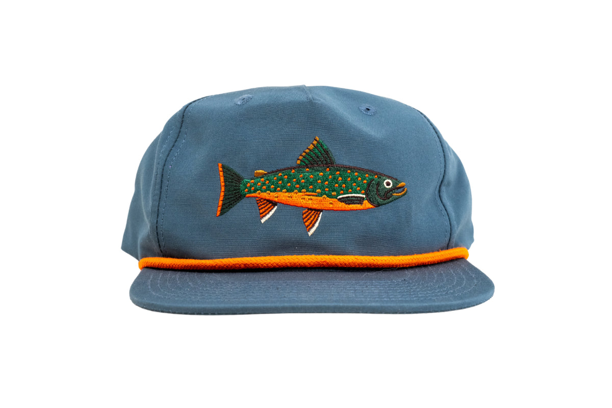 アクセサリー Fish-Ski Blue/Orange Hat Dolly Varden Native Fish Hat