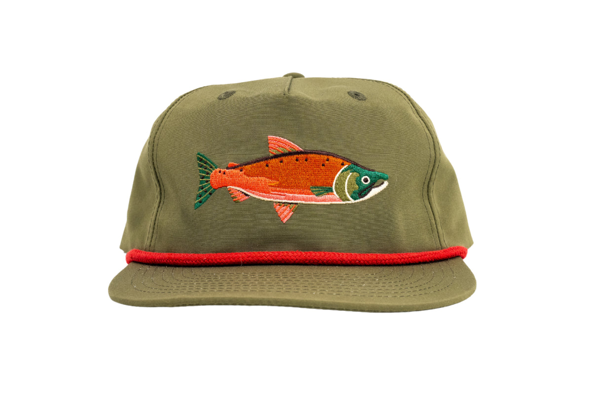 Kokanee/Sockeye Salmon Native Fish Hat by Trailwaters