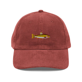 Yellowstone Cutthroat Embroidered Corduroy Dad Hat