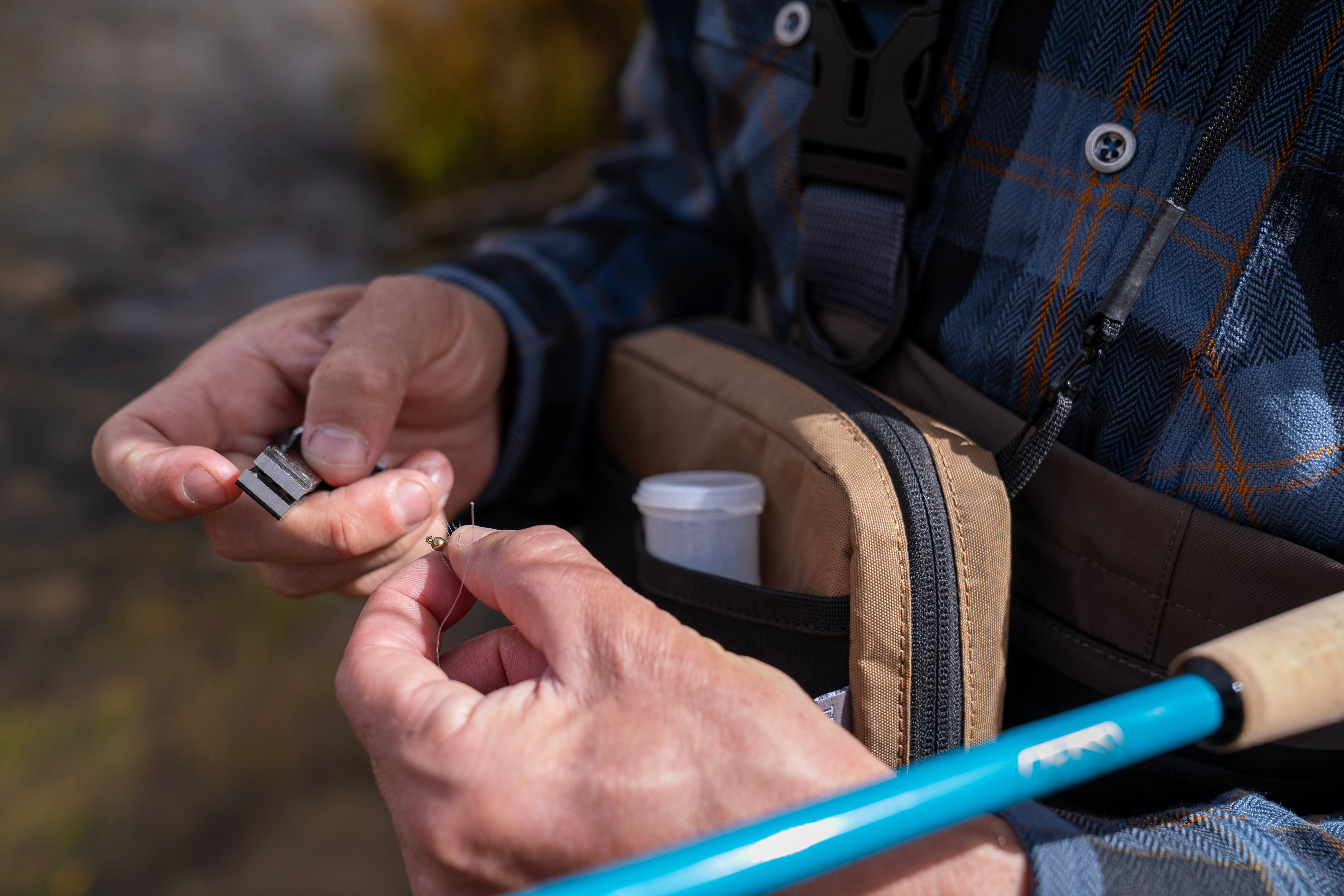 Side Channel Fishing Pouch