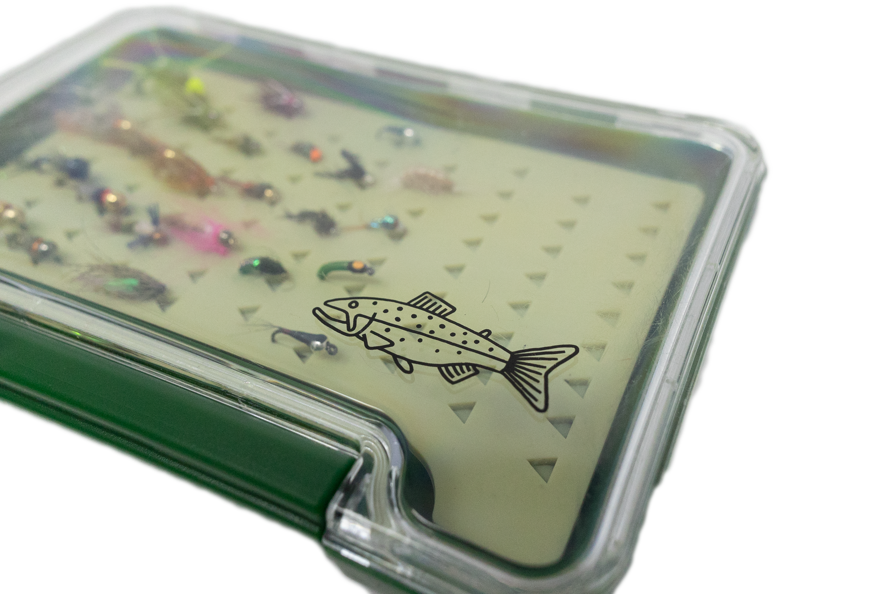 Loaded Fly Box with 24 Nymph Flies