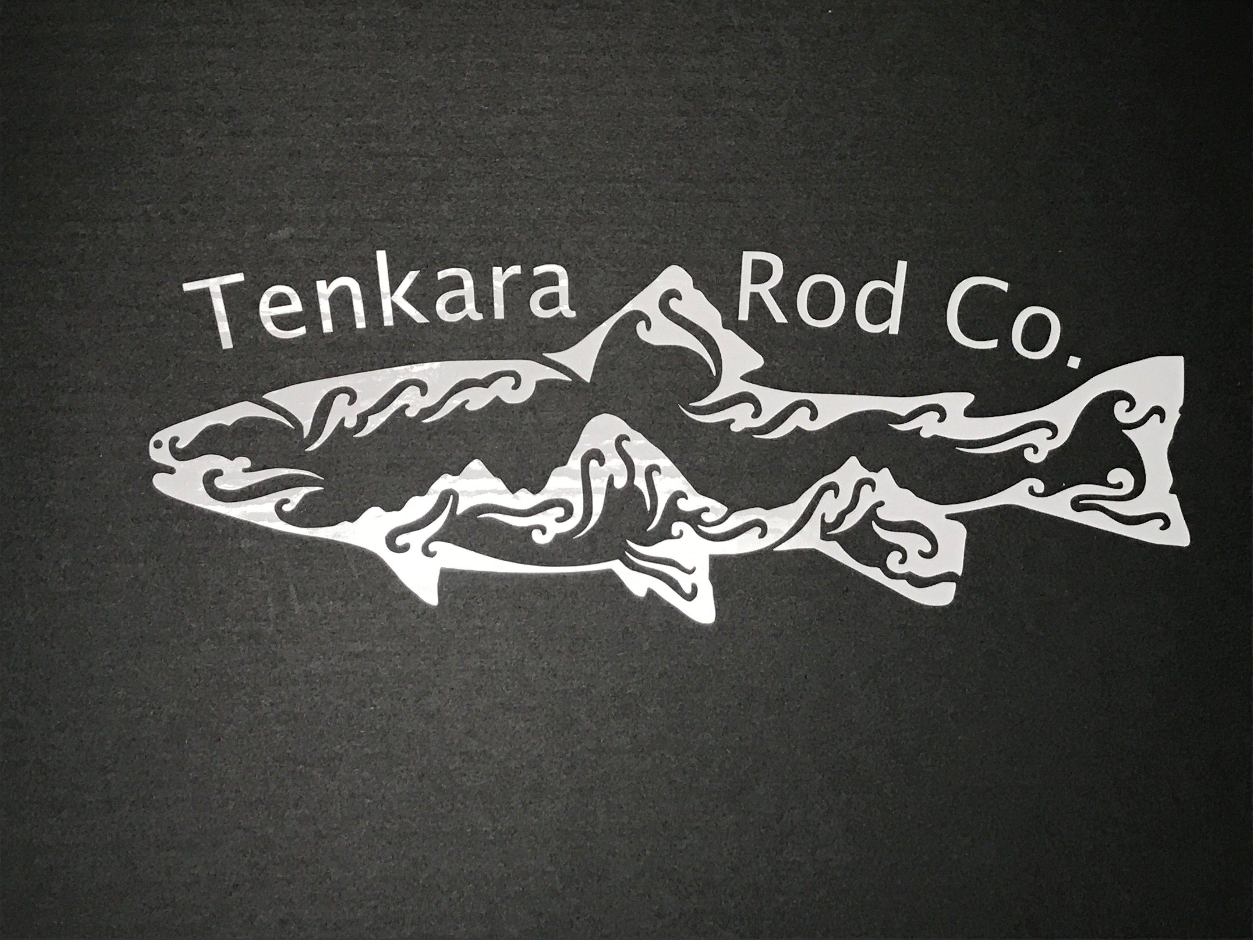 Fish & Tetons Sticker - Tenkara Rod Co.