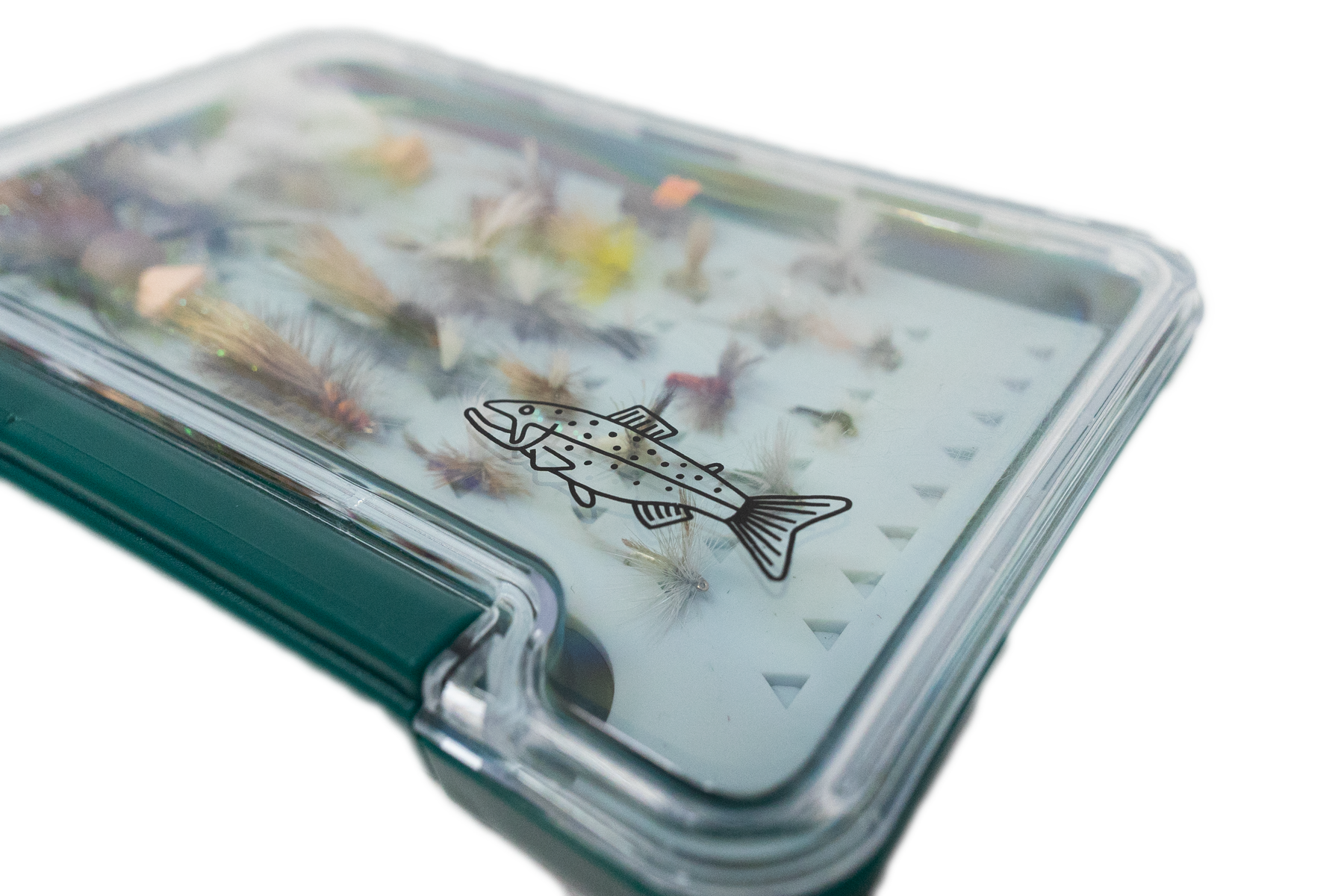 Loaded Fly Box with 24 Dry Flies