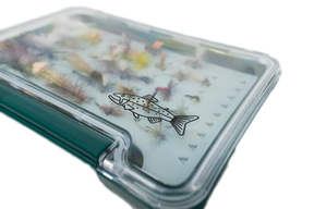 Loaded Fly Box with 24 Dry Flies