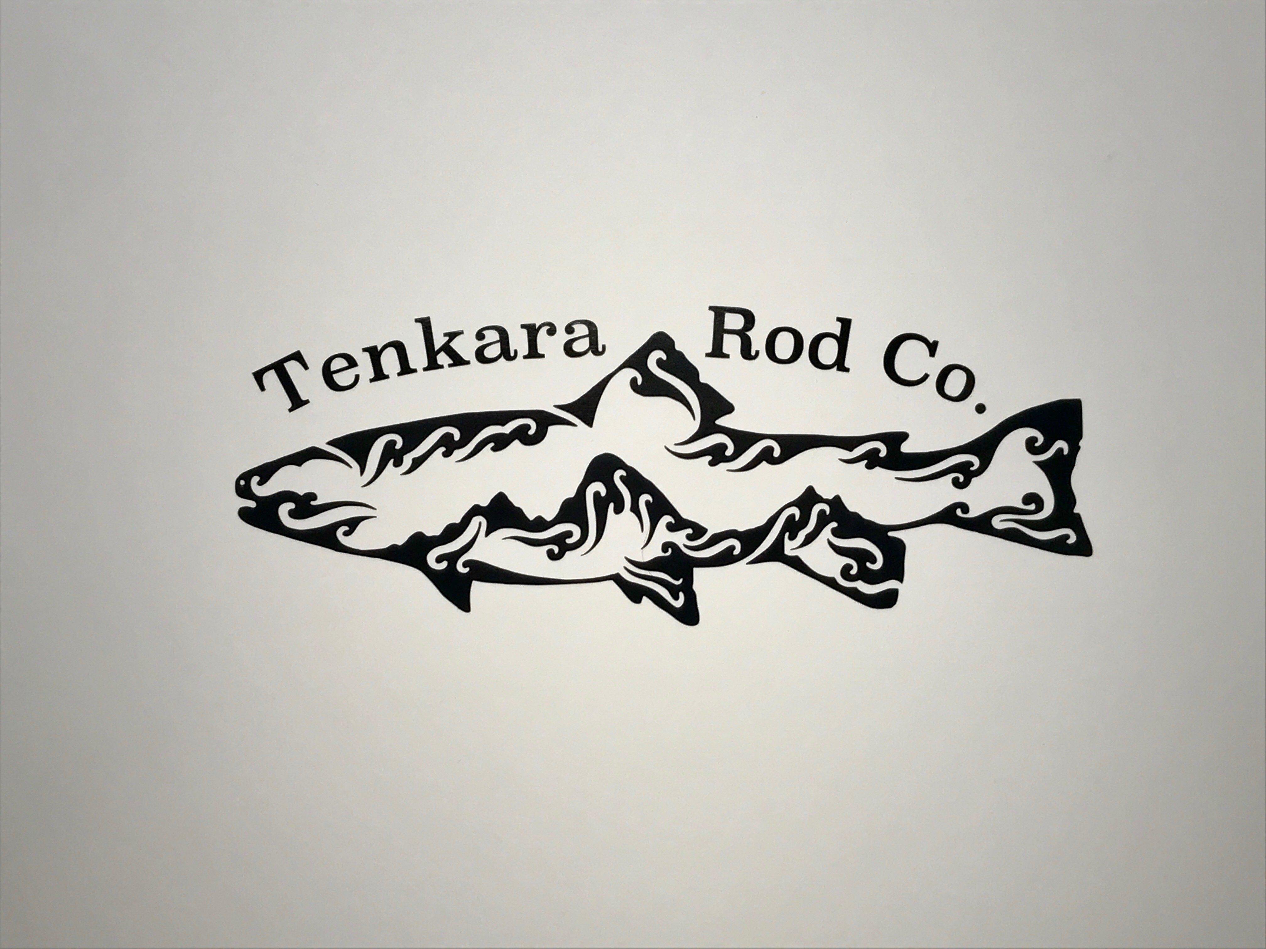 Fish & Tetons Sticker - Tenkara Rod Co.