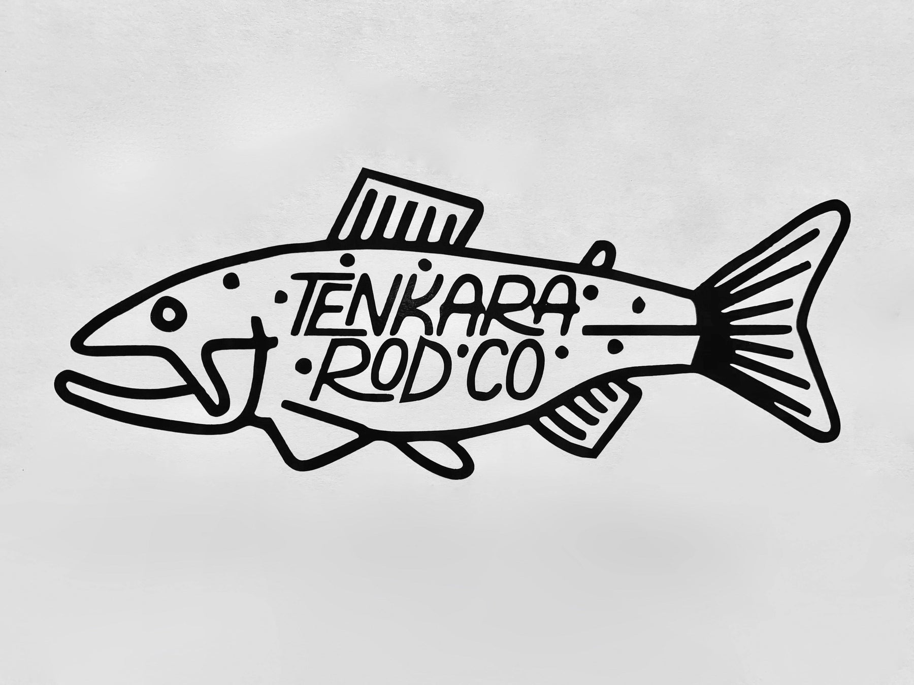 Tenkara Rod Co Fish Stickers - Tenkara Rod Co.